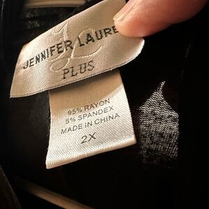 Jennifer Lauren Black Cardigan Sweater